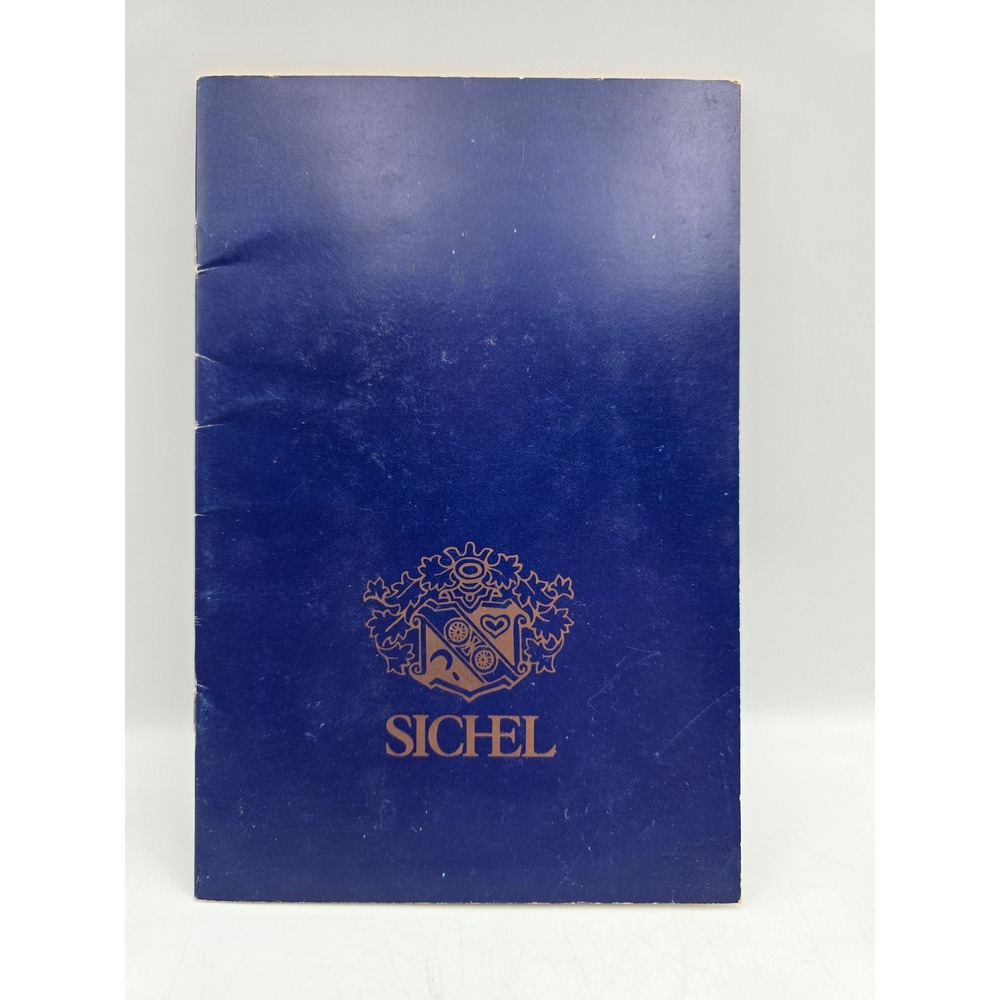 Vintage 1982 H. Sichel Soehne 125th Anniversary Booklet Wine History Family Tree